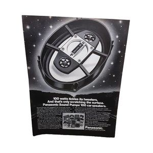 Panasonic Sound Pumps Speakers  vintage 1979 Magazine Print Ad